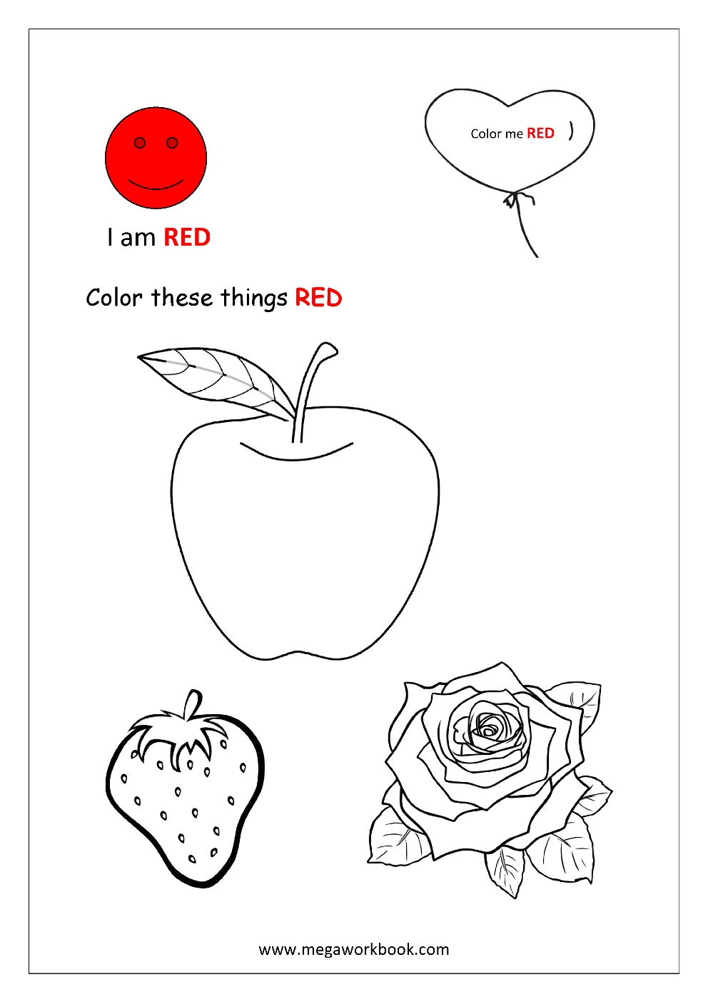 Printable Color Identification Matching Colors Worksheets For Kindergarten Made By Teachers