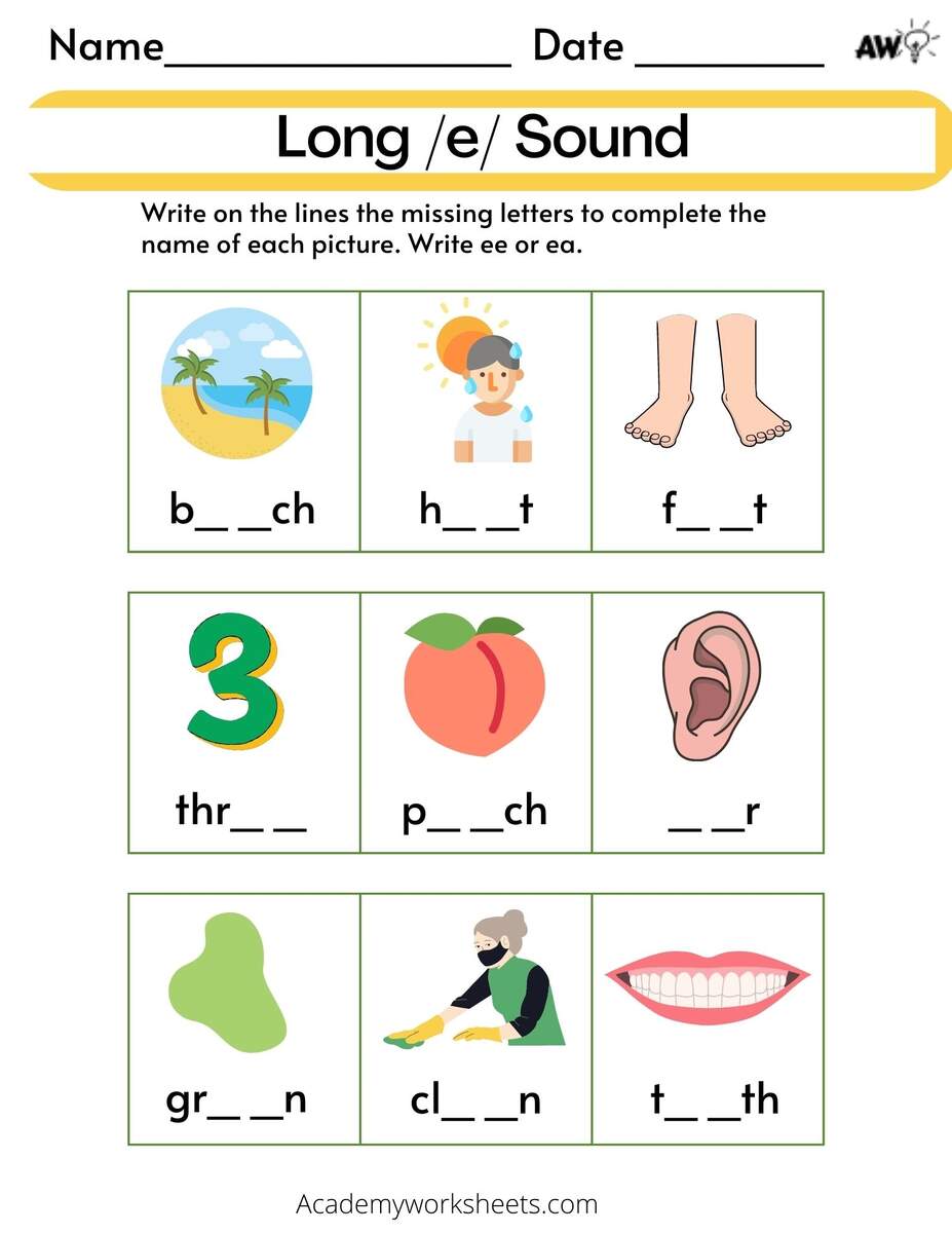 Learn The Long E Worksheets Easily Academy Worksheets Worksheets Library Learn The Long E Worksheets Easily Academy Worksheets Worksheets Library