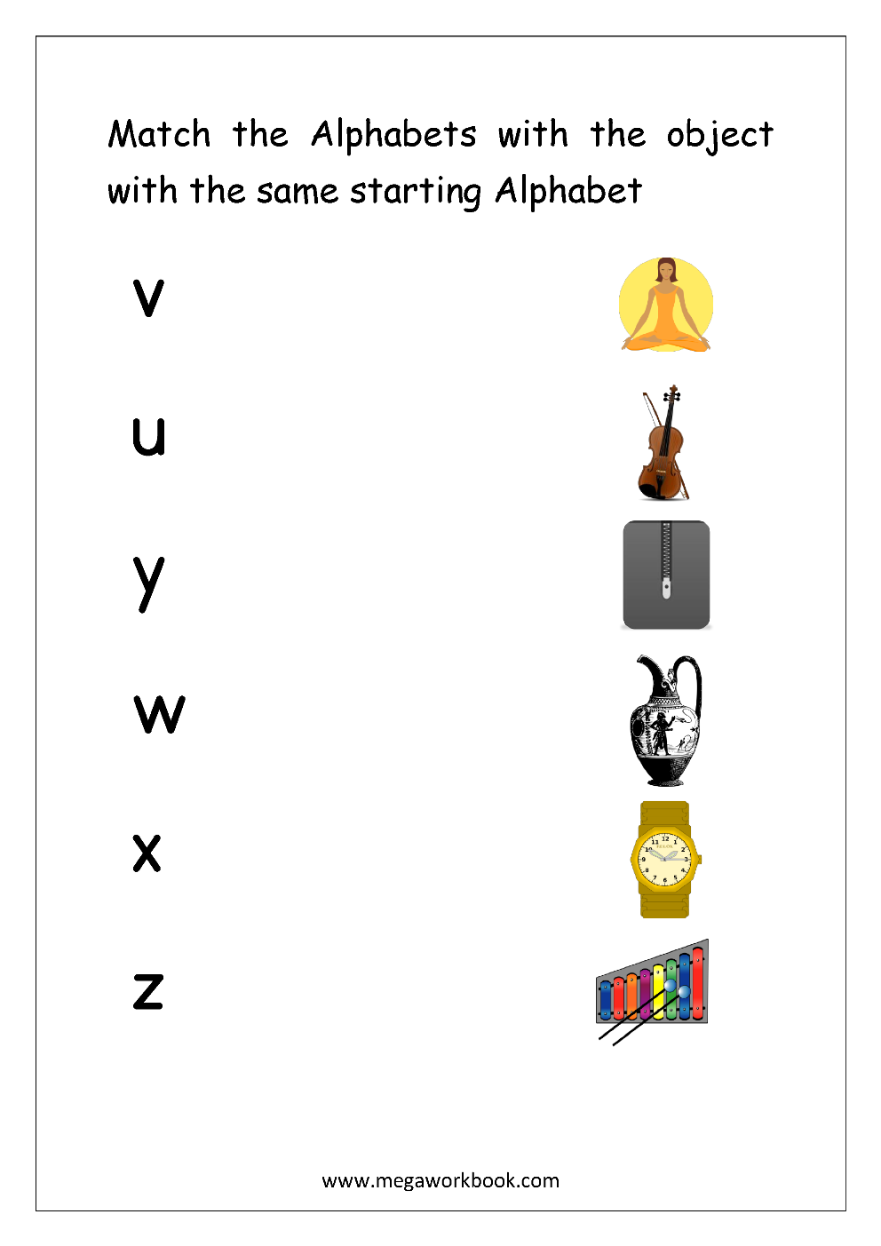 Letter Matching Worksheets Alphabet Matching Worksheets Alphabet Matching Printables MegaWorkbook Letter Matching Worksheets Alphabet Matching Worksheets Alphabet Matching Printables MegaWorkbook