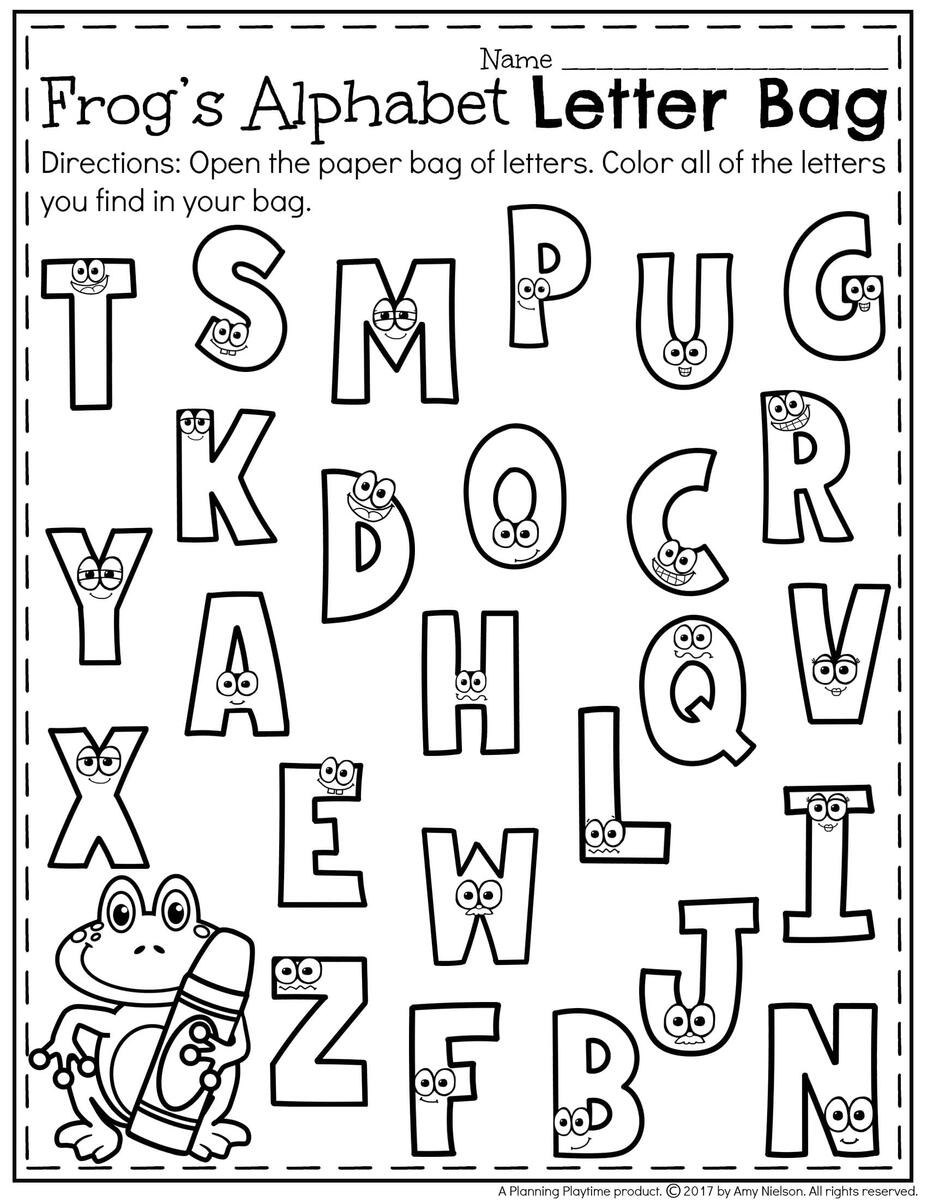 Letter Recognition Worksheets Planning Playtime Alphabet Letter Recognition Assessment Have Fun Teaching