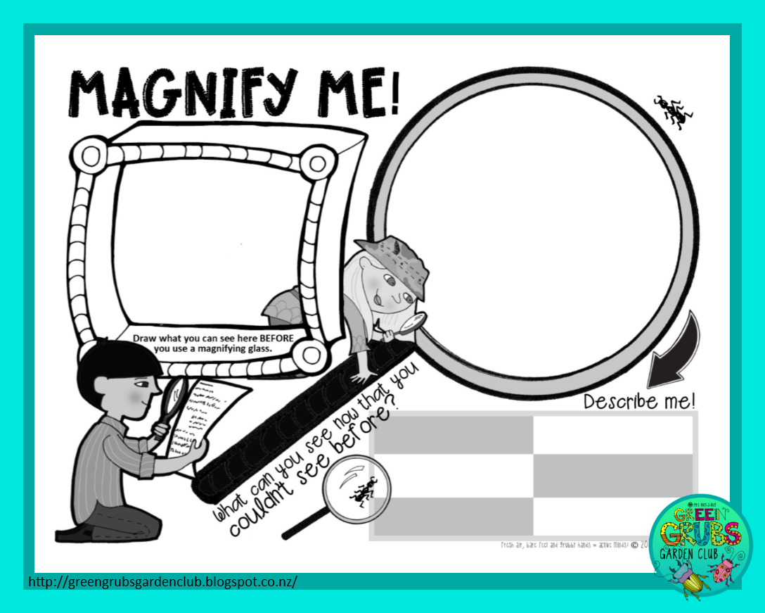 Magnifying Glass Silliness Free Printable Activity Sheet Worksheets Library