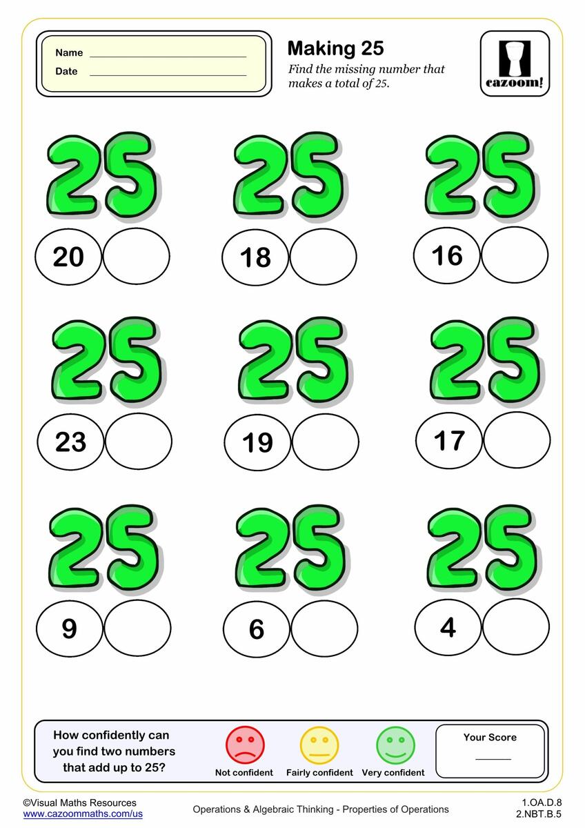 Making 25 Fun And Engaging 1st Grade PDF Worksheets Cazoom Math