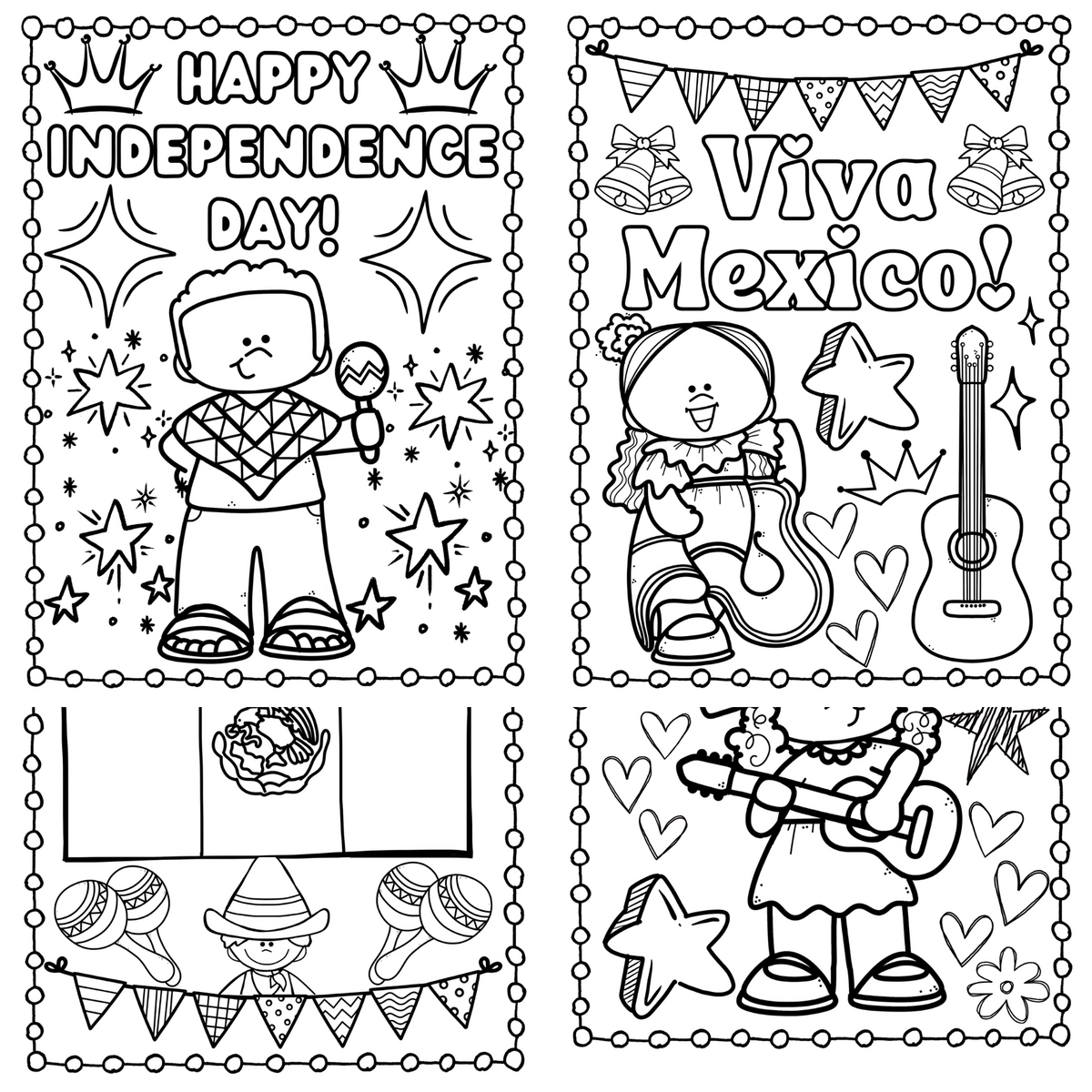 FREE Printable Mexico For Kids Worksheets
