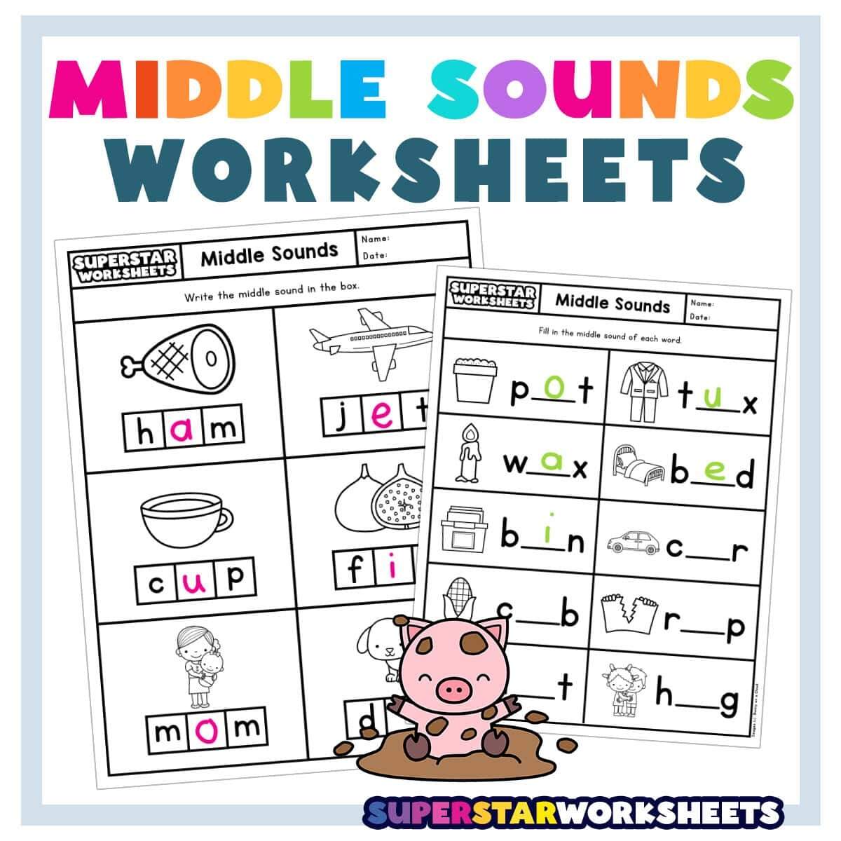 Middle Sound Worksheets Superstar Worksheets Middle Sound Worksheets Superstar Worksheets