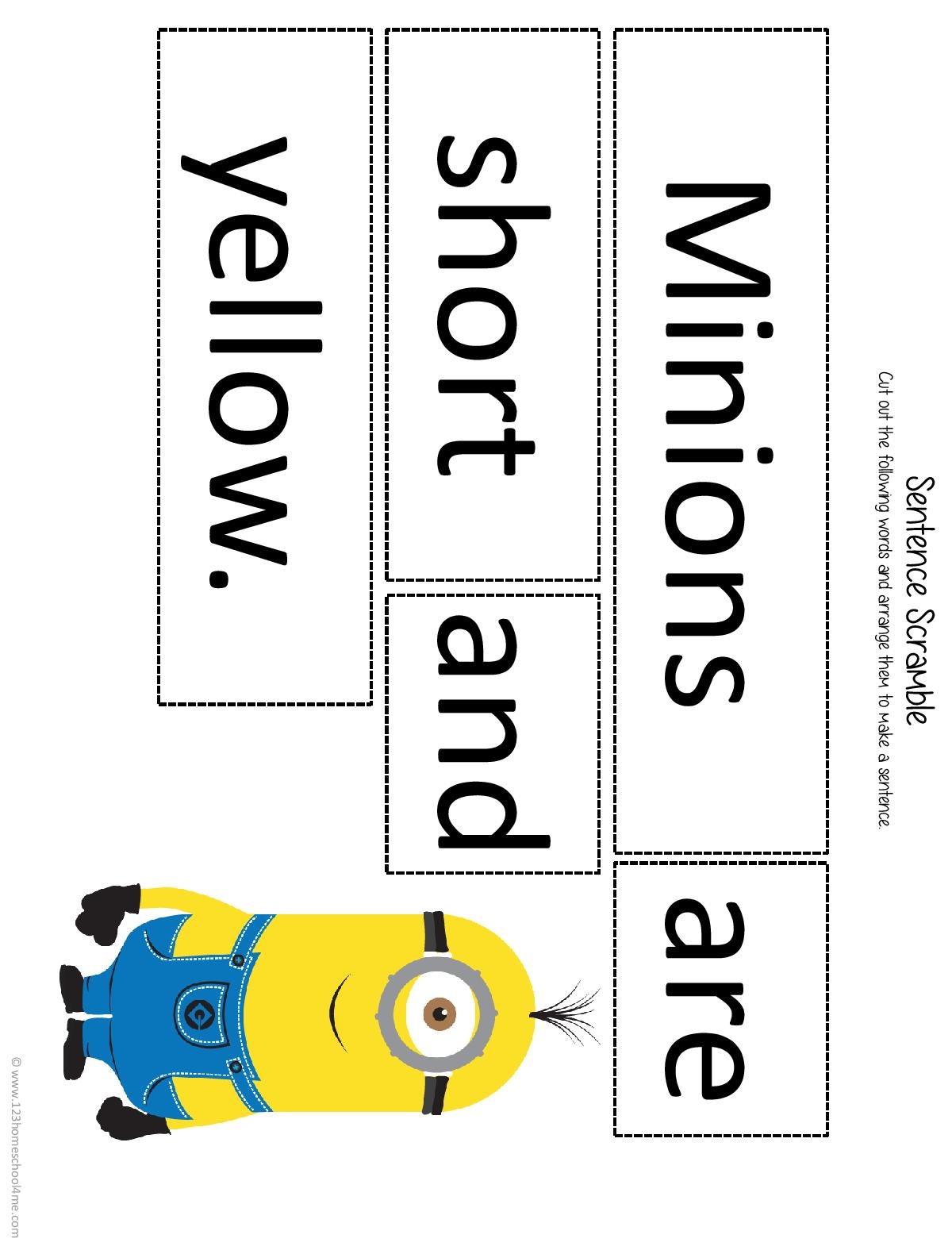 Minion Preschool Worksheets 123 Homeschool 4 Me Minion Preschool Worksheets 123 Homeschool 4 Me