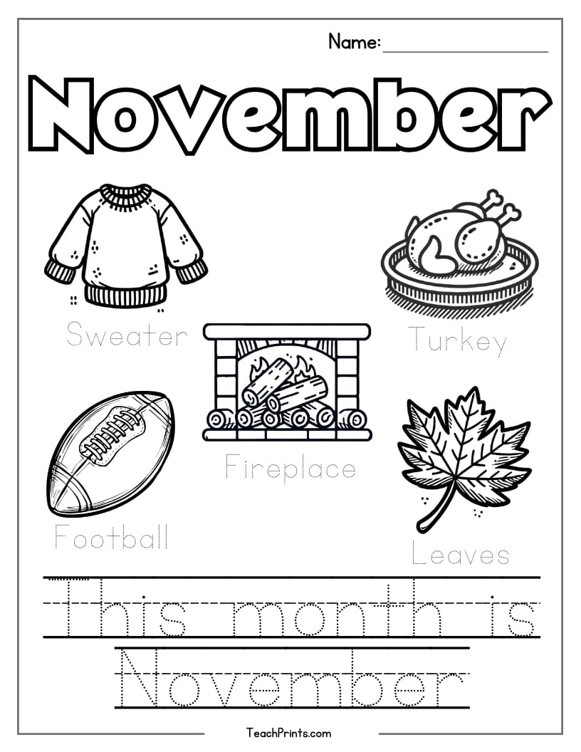 1st 2nd Grade Thanksgiving Nouns Worksheet Made By Teachers