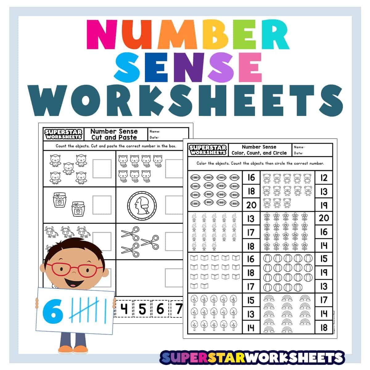 Number Sense Worksheets Superstar Worksheets Kindergarten Math Number Sense Worksheets Miss Kindergarten