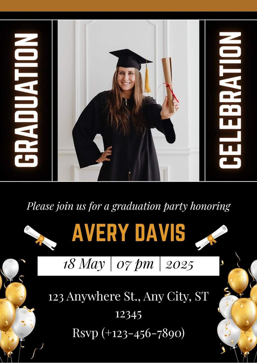 Page 12 Free Custom Printable Graduation Invitation Templates Canva Page 12 Free Custom Printable Graduation Invitation Templates Canva