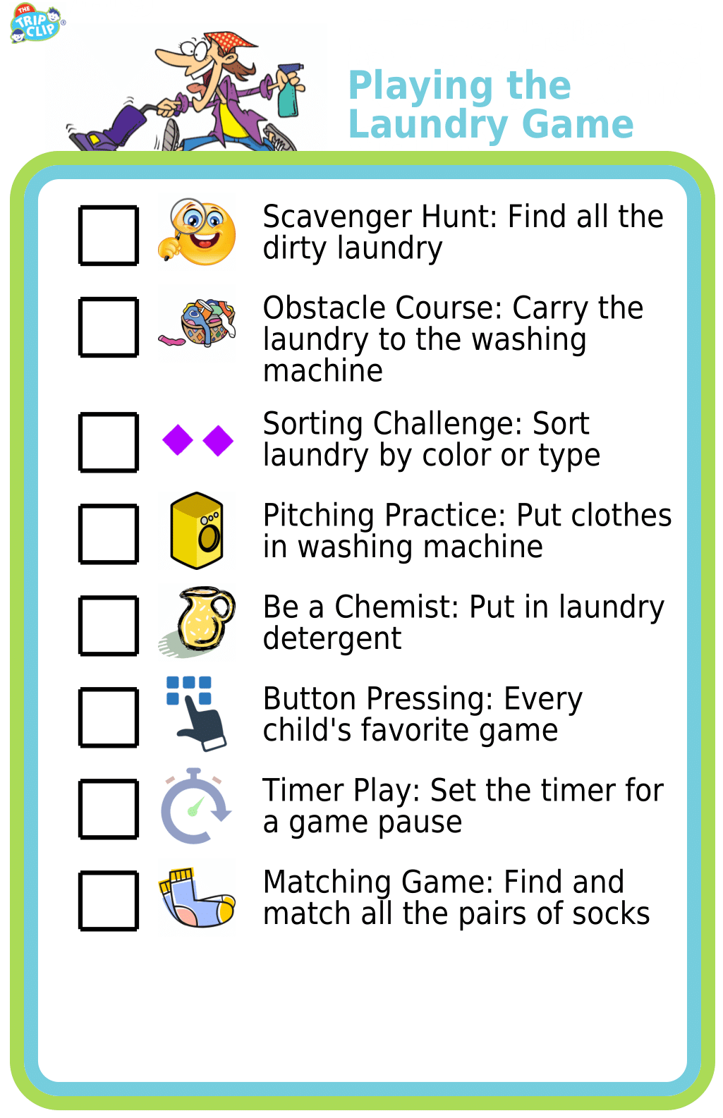 Playing The Laundry Game With A Toddler The Trip Clip Blog Clothes And Weather Printable Preschool Match Activity
