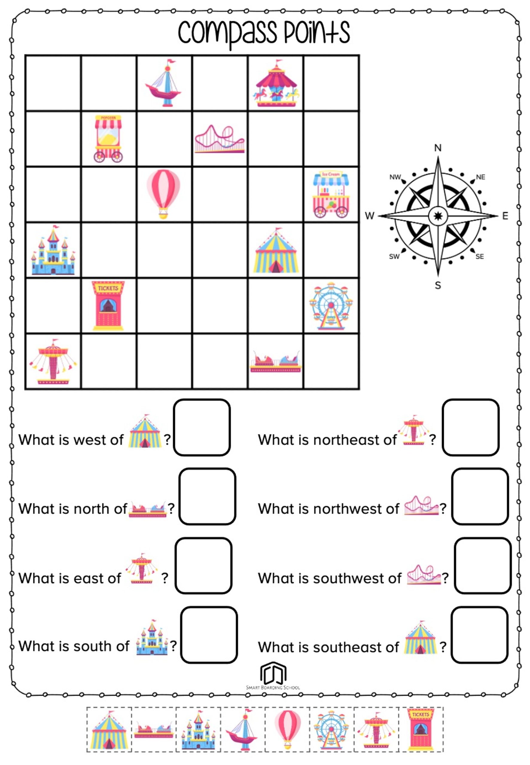 Free Cardinal Direction Worksheets By Storyboard That