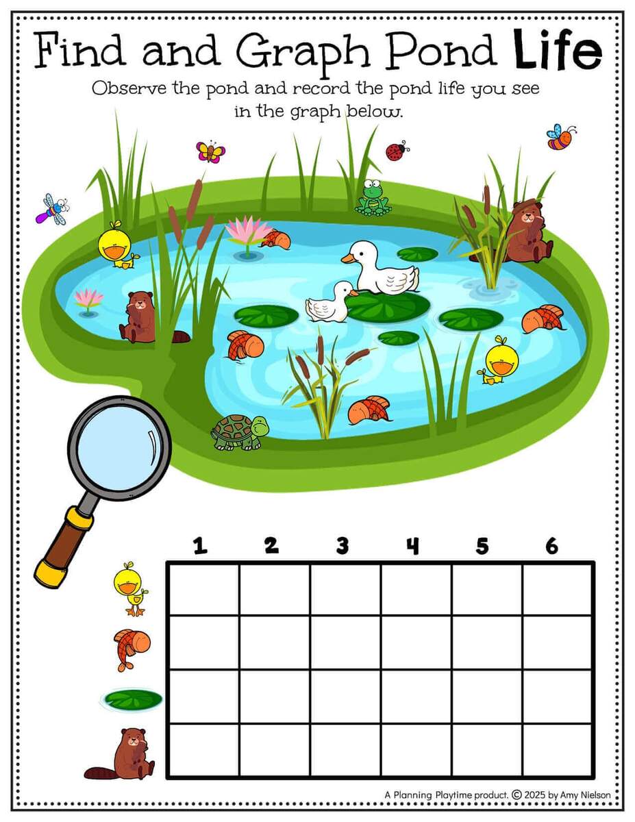 Pond Life Preschool Activities And Centers Planning Playtime Pond Life Preschool Activities And Centers Planning Playtime
