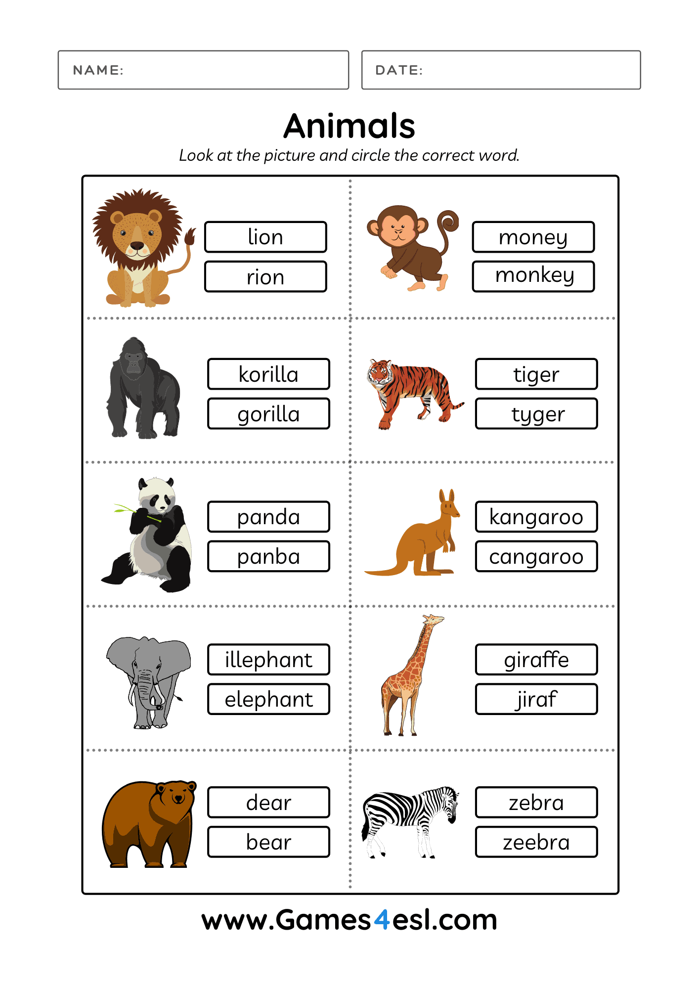 Nouns Activity Nouns Common Noun Worksheet ClassMonitor