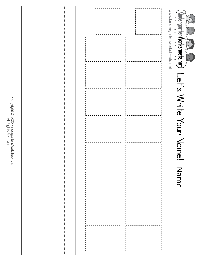 Printable Blank Name Writing Practice Worksheet Page 3 Printable Blank Name Writing Practice Worksheet Page 3