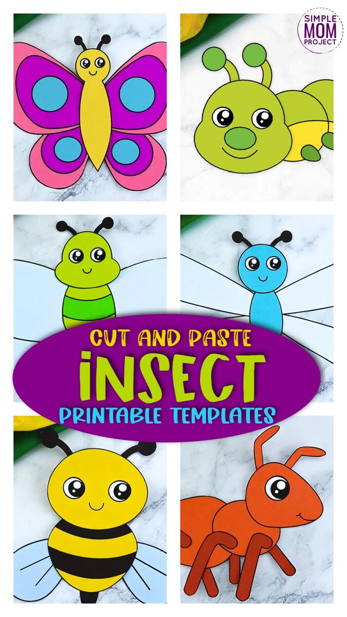 Cute Bug Bookmarks With Free Printable Templates