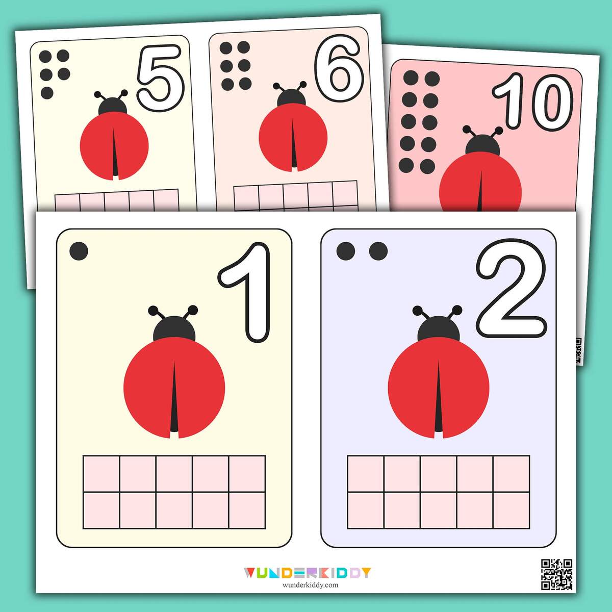 Printable Ladybug Math Counting Preschool Worksheet Printable Ladybug Math Counting Preschool Worksheet