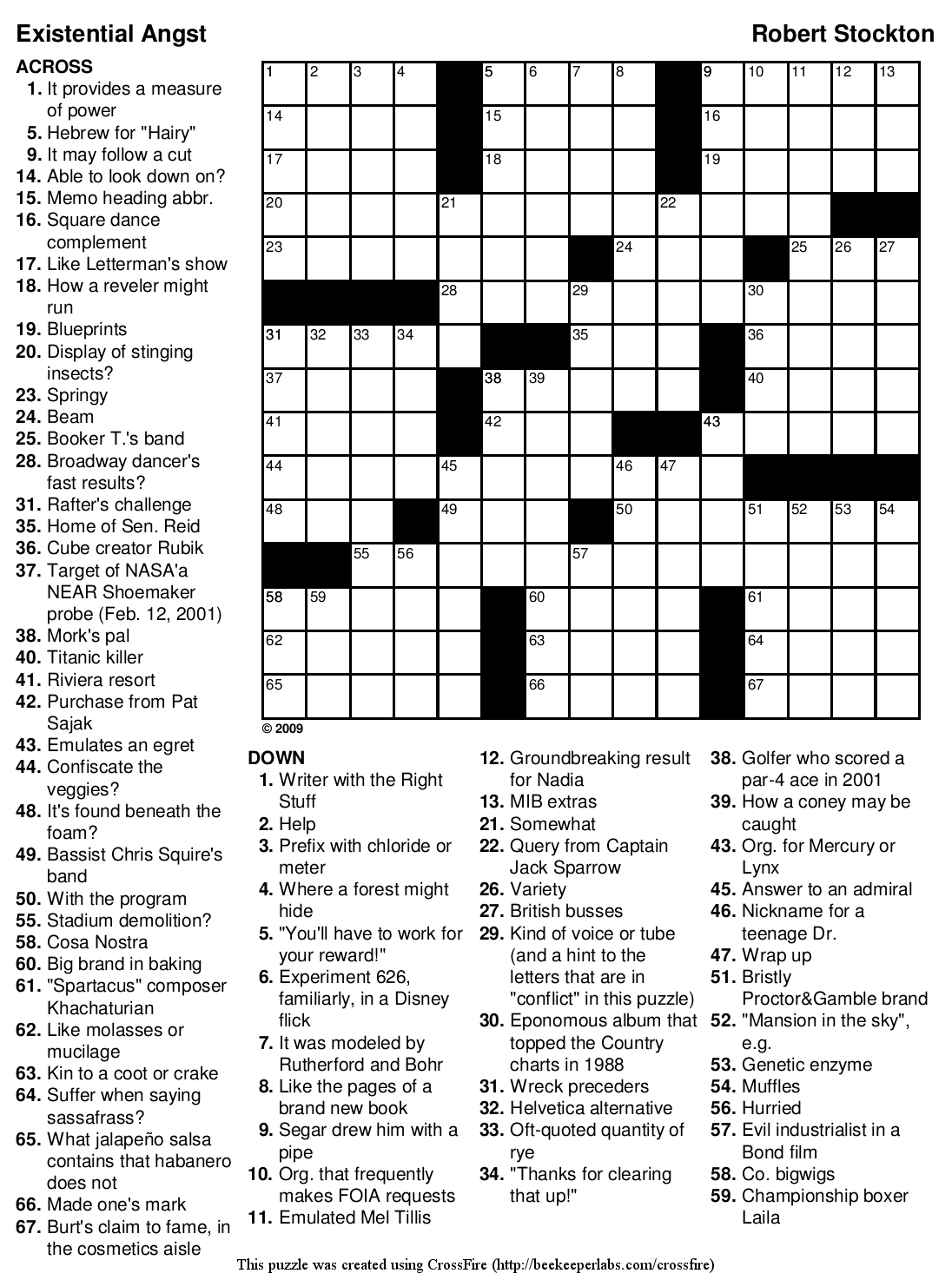 Printable Themed Crossword 97 Existential Angst Beekeeper Crosswords Christmas Crossword Hard WordMint