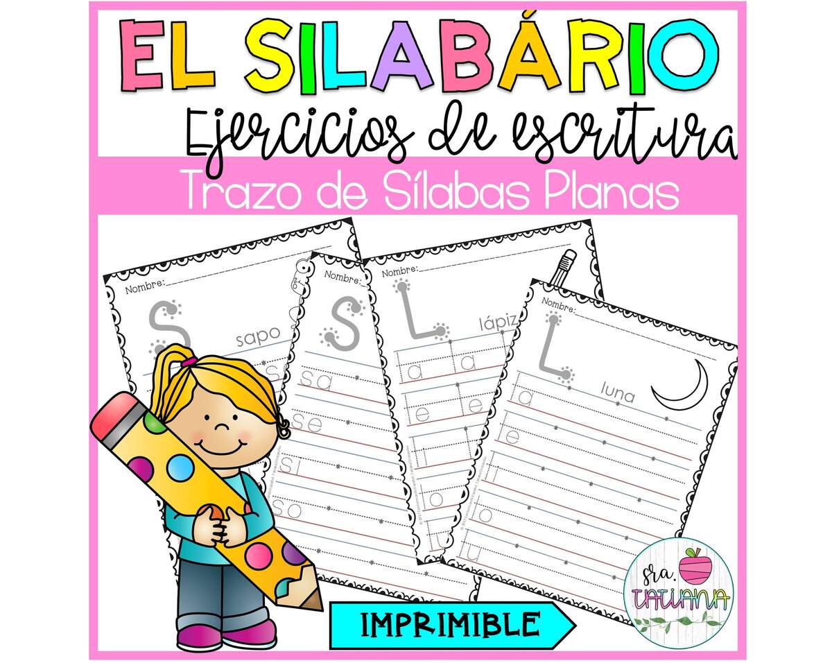 Syllable Word Work In Spanish B C Ch D F Ll