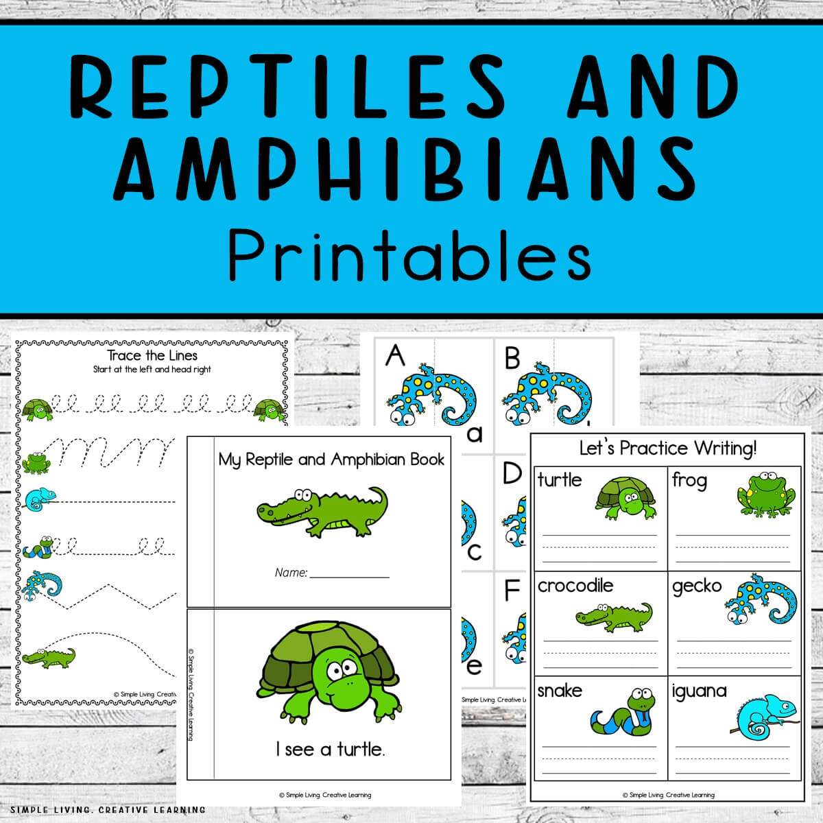 Reptiles And Amphibians Printables Simple Living Creative Learning Reptiles And Amphibians Printables Simple Living Creative Learning