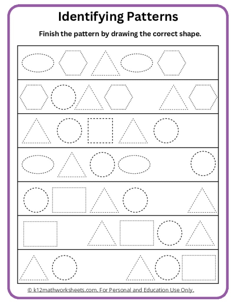 Shapes Worksheets
