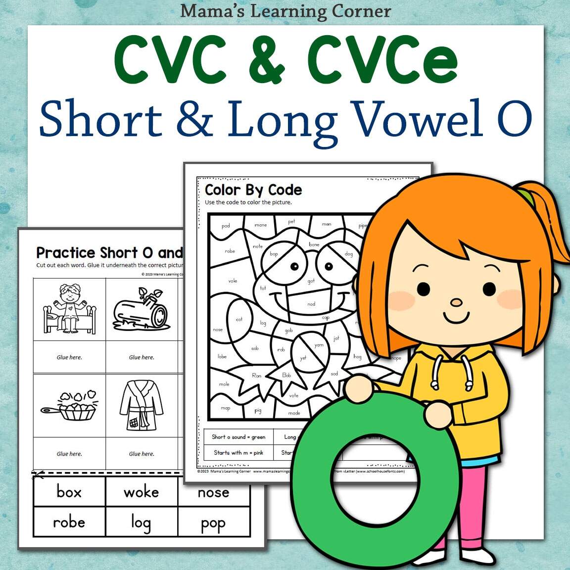 Short O And Long O Worksheet Packet Mamas Learning Corner Short O And Long O Worksheet Packet Mamas Learning Corner