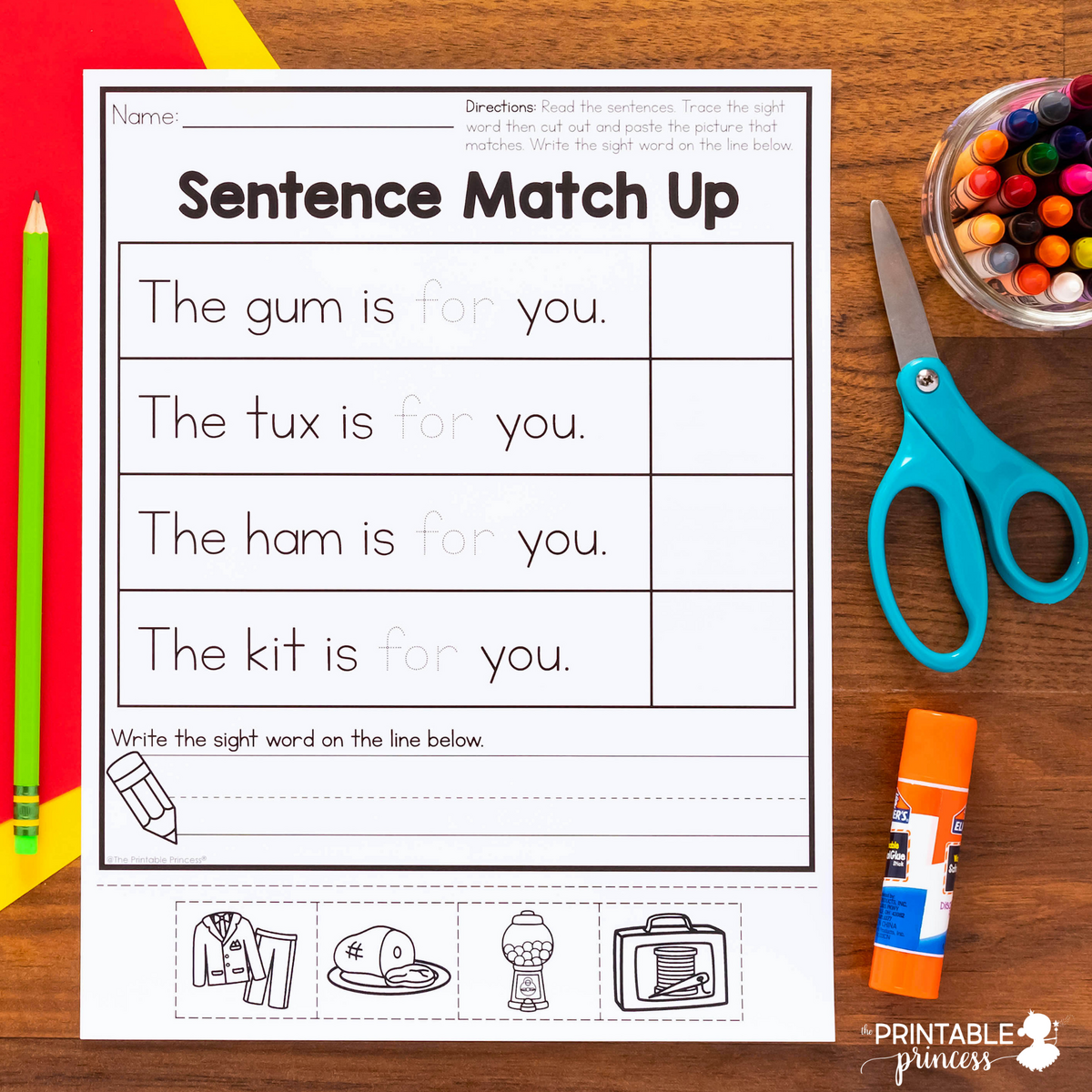 Sight Word Worksheets For Kindergarten The Printable Princess Sight Word Worksheets For Kindergarten The Printable Princess