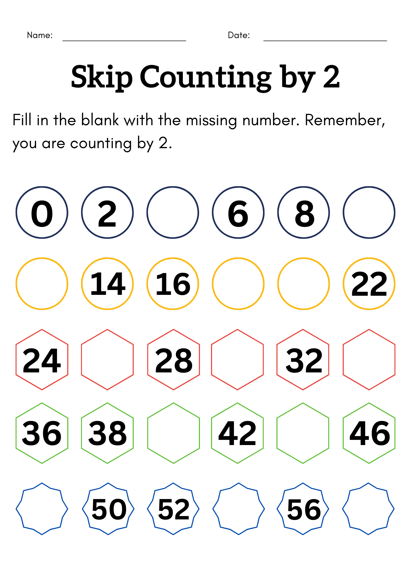 Skip Counting By 2 0 To 100 Kindergarten Skip Counting By 2 Worksheets Made By Teachers Skip Counting By 2 3 4 And 5 Worksheet FREE Printable Worksheets Worksheetfun
