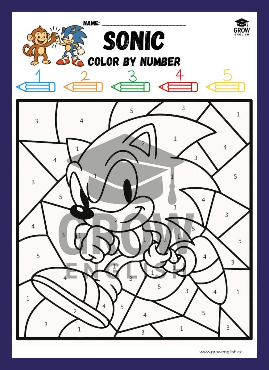 Sonic Coloring Page Color By Numbers Printable PDF Etsy Israel Sonic Coloring Page Color By Numbers Printable PDF Etsy Israel