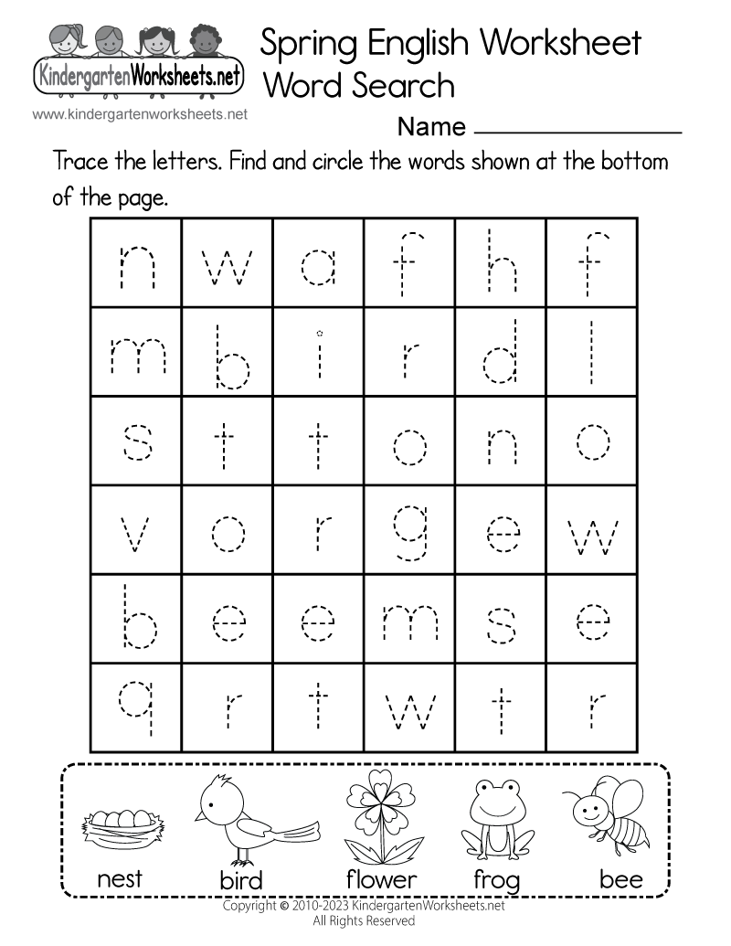 Spring English Worksheet Free Printable Digital PDF Playground Vocabulary 2 Read And Choose Worksheet For Kindergarten And ESL Students Free Download Ezpzlearn