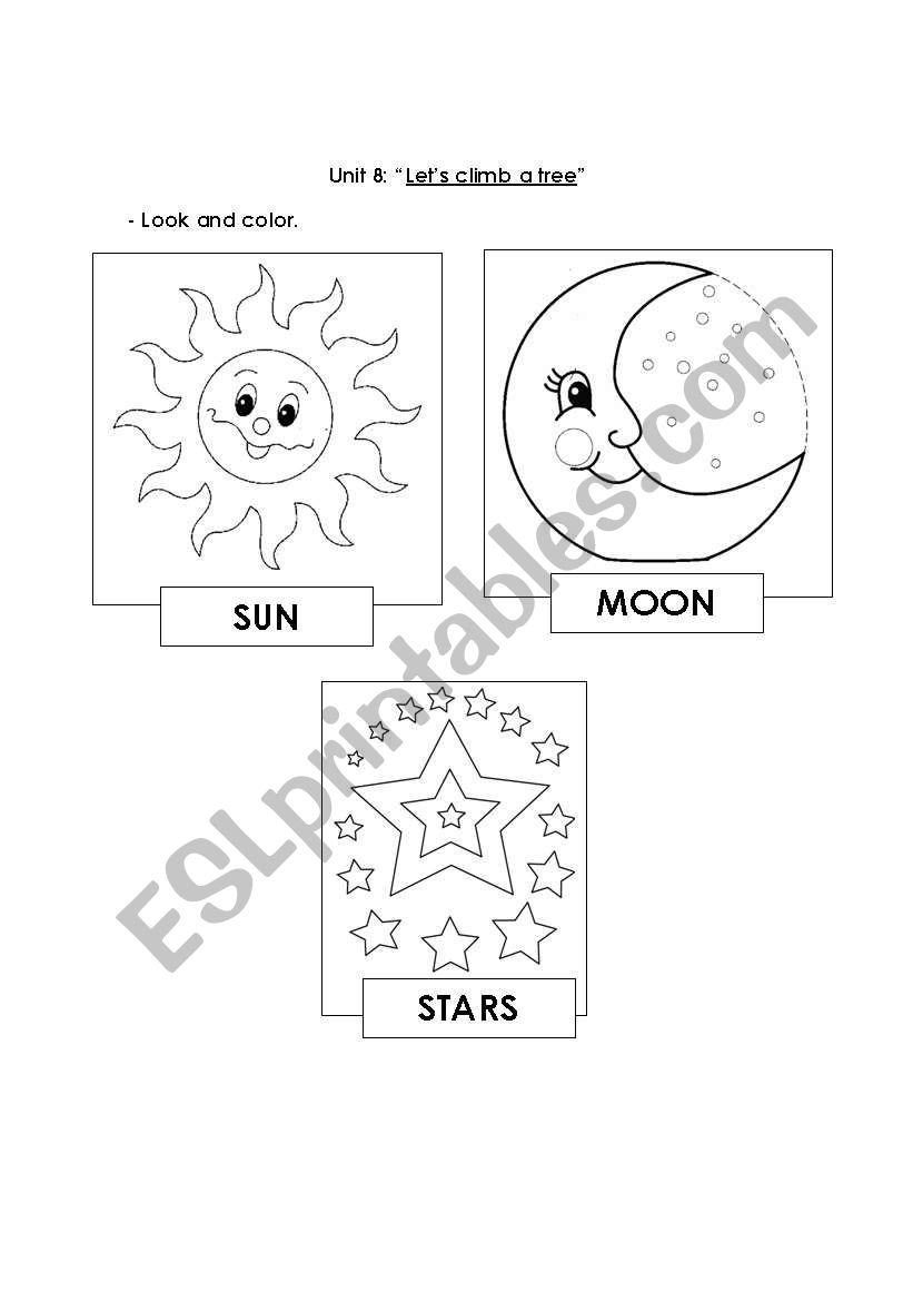 Sun Moon And Stars ESL Worksheet By Malyn Bsb Sun Moon And Stars ESL Worksheet By Malyn Bsb