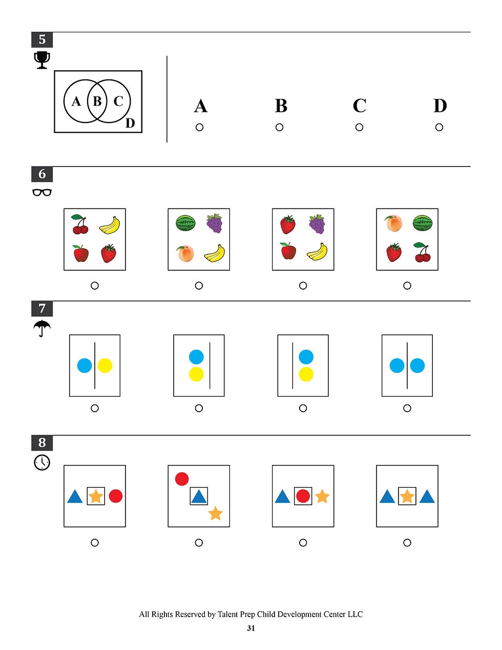 Gifted Talented Worksheetsiq Test Choose Correct Stock Vector Royalty Free 1520629013 Shutterstock