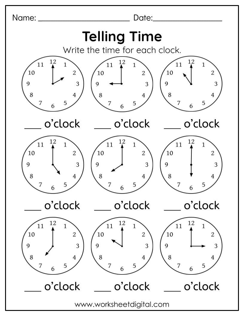 Telling Time Worksheet Digital Analog Clock Practice PDF Etsy New Zealand Telling Time Worksheet Digital Analog Clock Practice PDF Etsy New Zealand