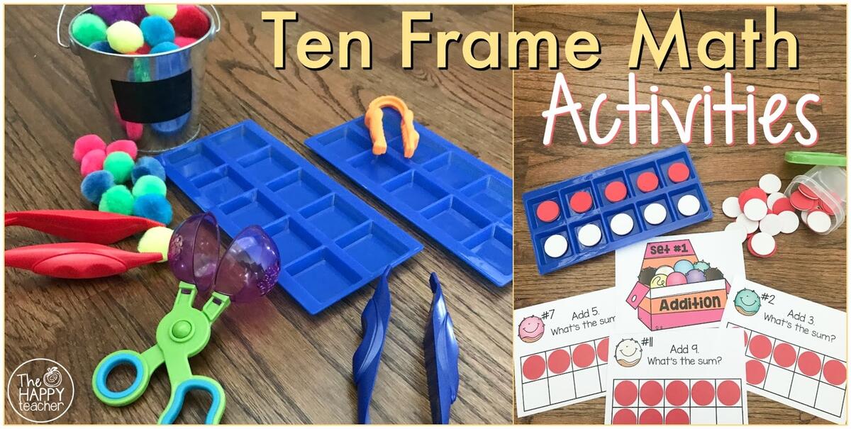 Ten Frame Activities For Addition Subtraction TheHappyTeacher