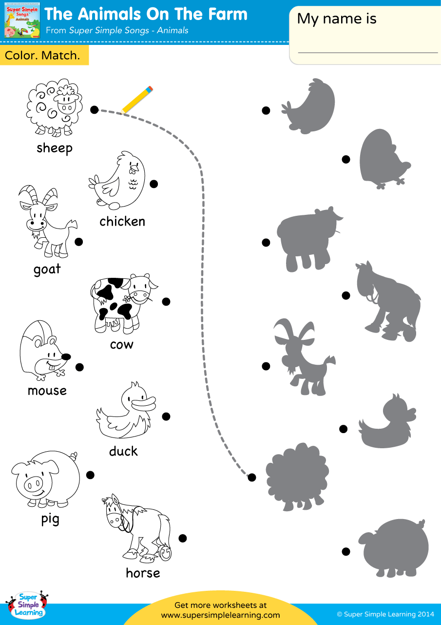 Printable Animal Worksheets For Kids And ESL Learners Games4esl