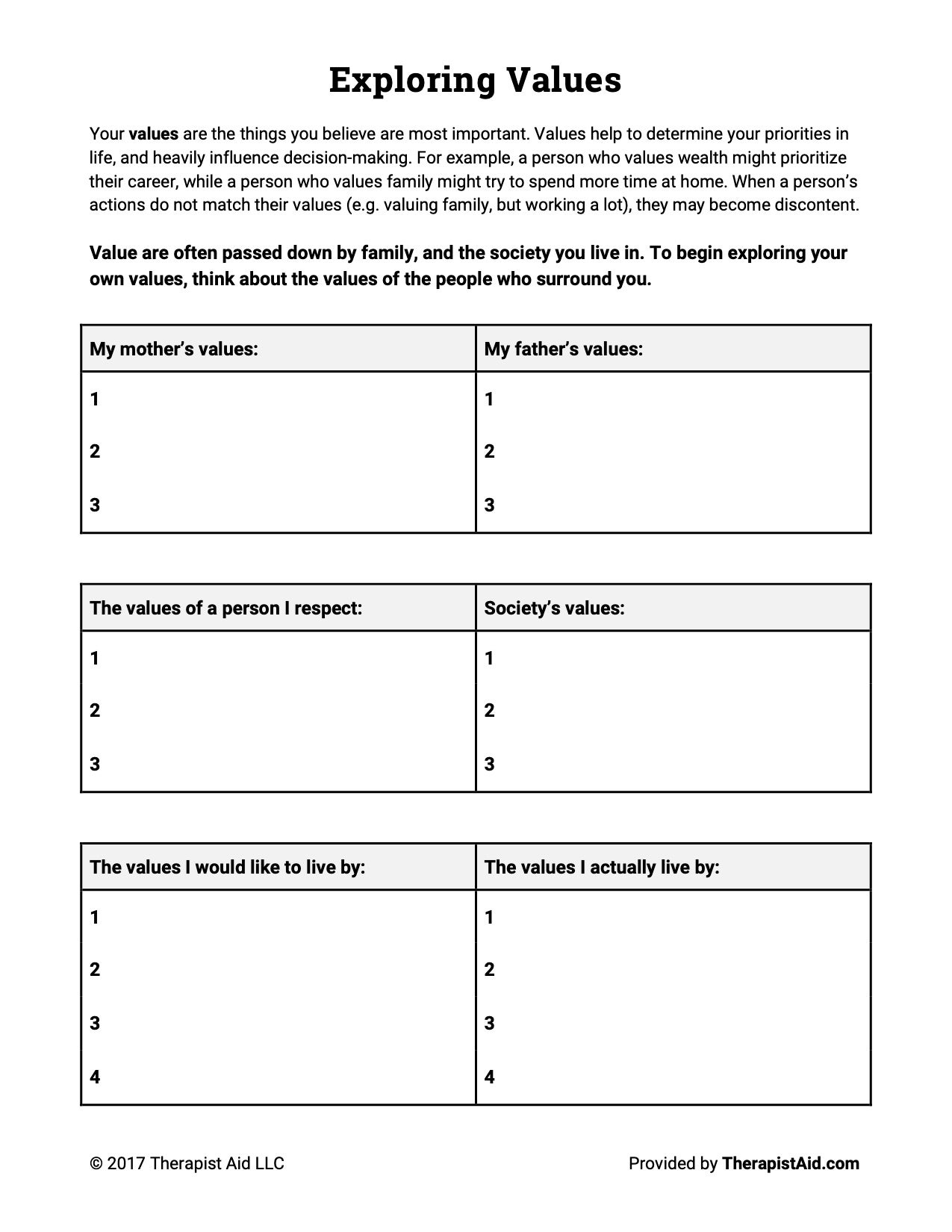 These Free Therapy Worksheets Could Save Your Mental Health During Quarantine These Free Therapy Worksheets Could Save Your Mental Health During Quarantine