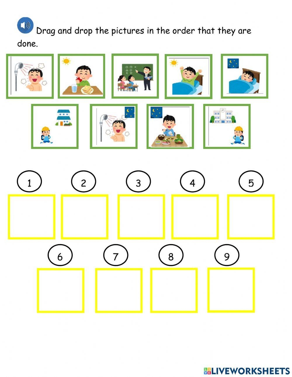 Time Sequence Worksheet Worksheets Library Sequencing To 10 Worksheets