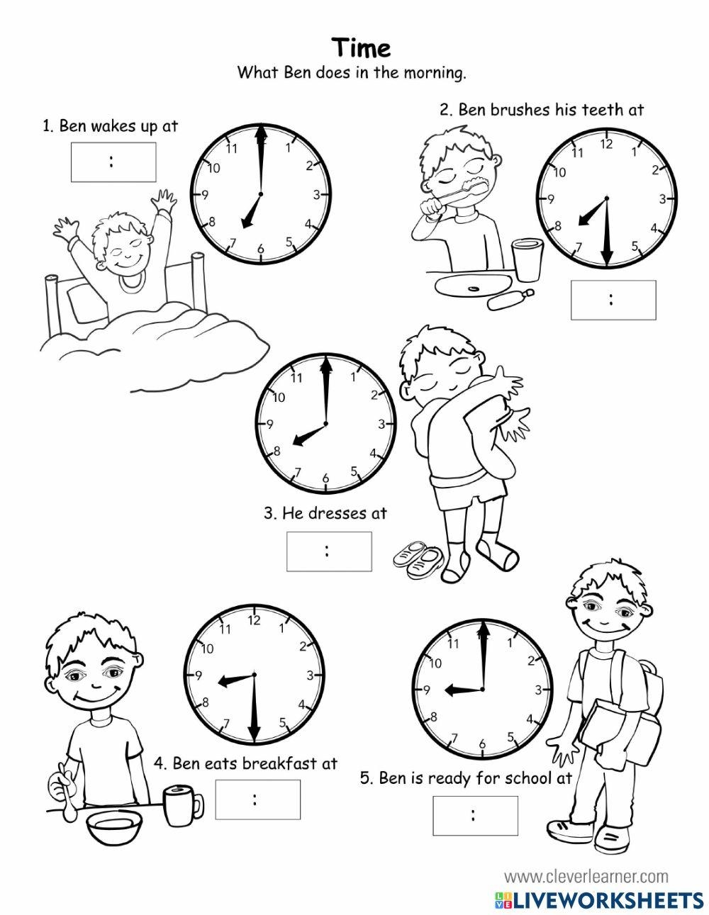 Time Sequence Worksheet Worksheets Library