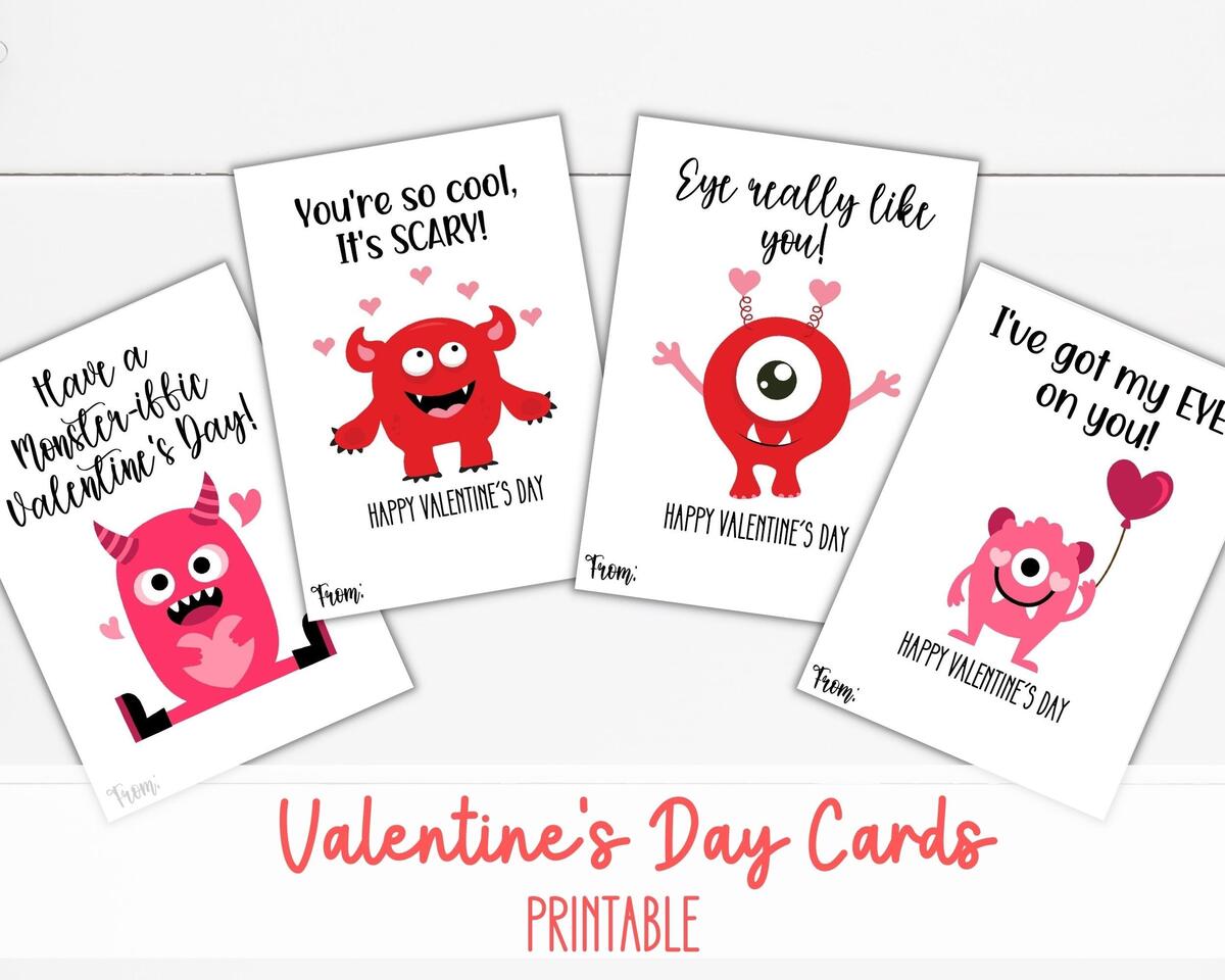 Valentine Day Cards Printable From Teacher To Students Dogs Classroom Cards Kids Pass Out Fun Saying Made By Teachers