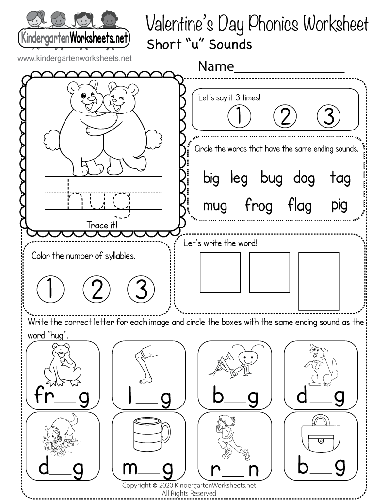 Free Preschool Worksheet Printable Cut And Paste Valentine S Day Free Worksheets Free4Classrooms