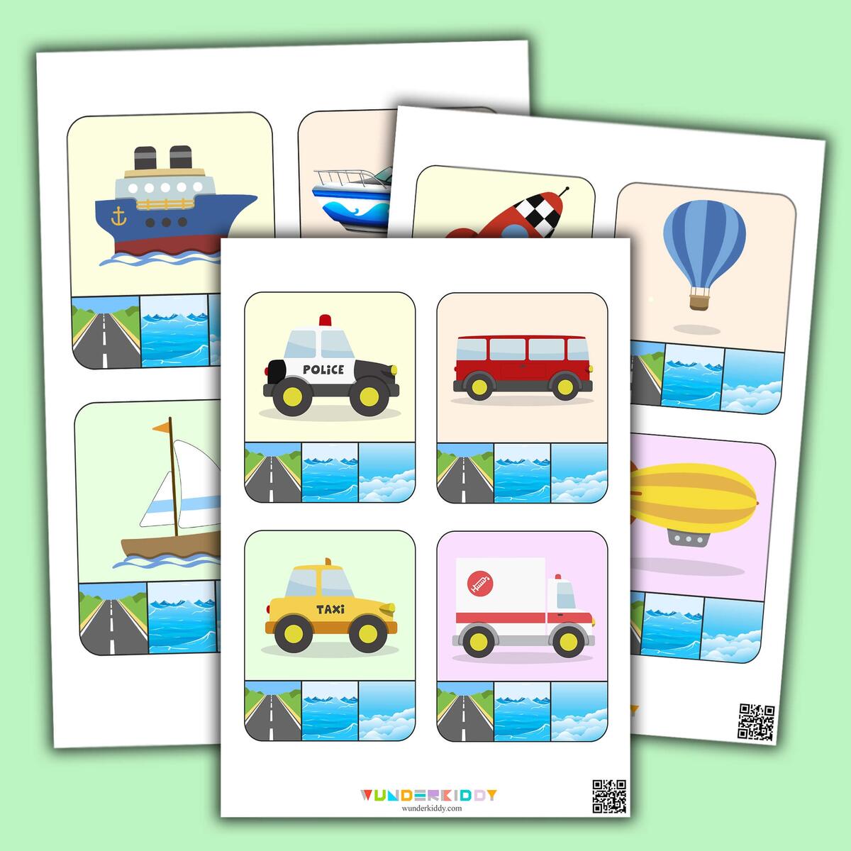 Vehicle Sorting Worksheets For Kindergarten Print Free PDFs