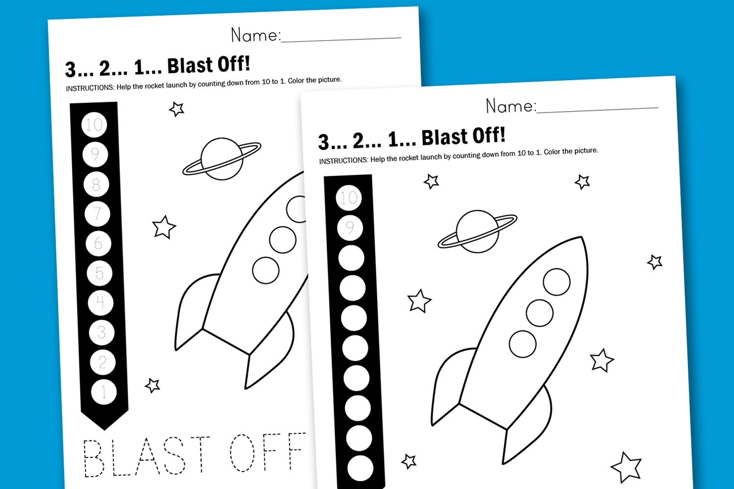 Worksheet Wednesday 3 2 1 Blast Off Paging Supermom Worksheet Wednesday 3 2 1 Blast Off Paging Supermom